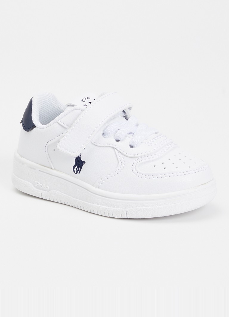 Ralph Lauren Meisjes Masters Court sneaker met logo in de kleur Wit, maat: 23