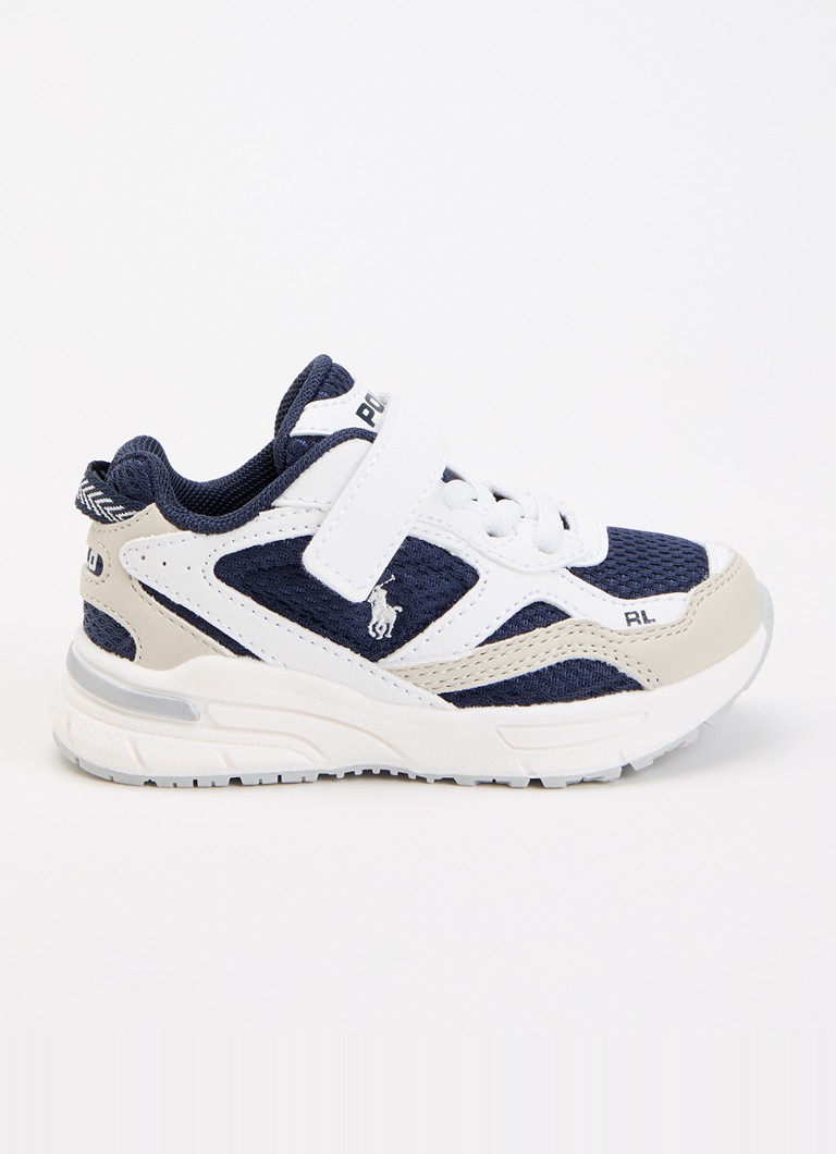 Ralph Lauren Jongens Trackster sneaker met mesh details in de kleur Wit, maat: 22