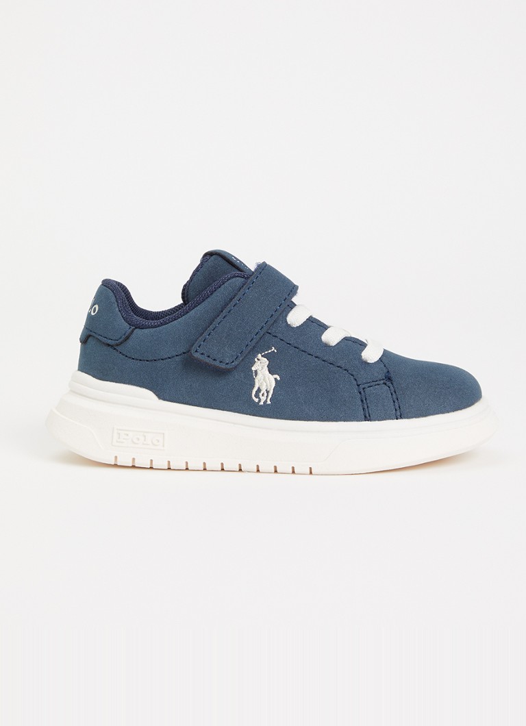 Ralph Lauren Meisjes Heritage Court Super sneaker met logo in de kleur Donkerblauw, maat: 23