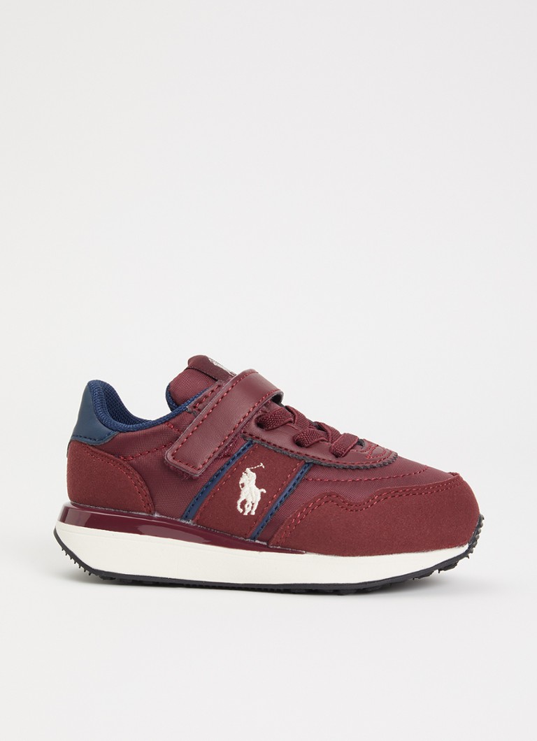 Ralph Lauren Meisjes Train 89 Sport II sneaker met logo in de kleur Bordeauxrood, maat: 23