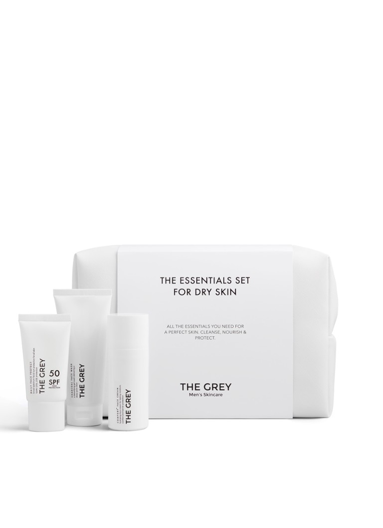THE GREY The Essentials Set for dry skin - verzorgingsset 1MAAT Cadeausets - Deal