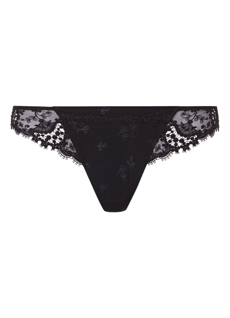 Simone Pérèle Dames Wish string in de kleur Zwart, maat: 42