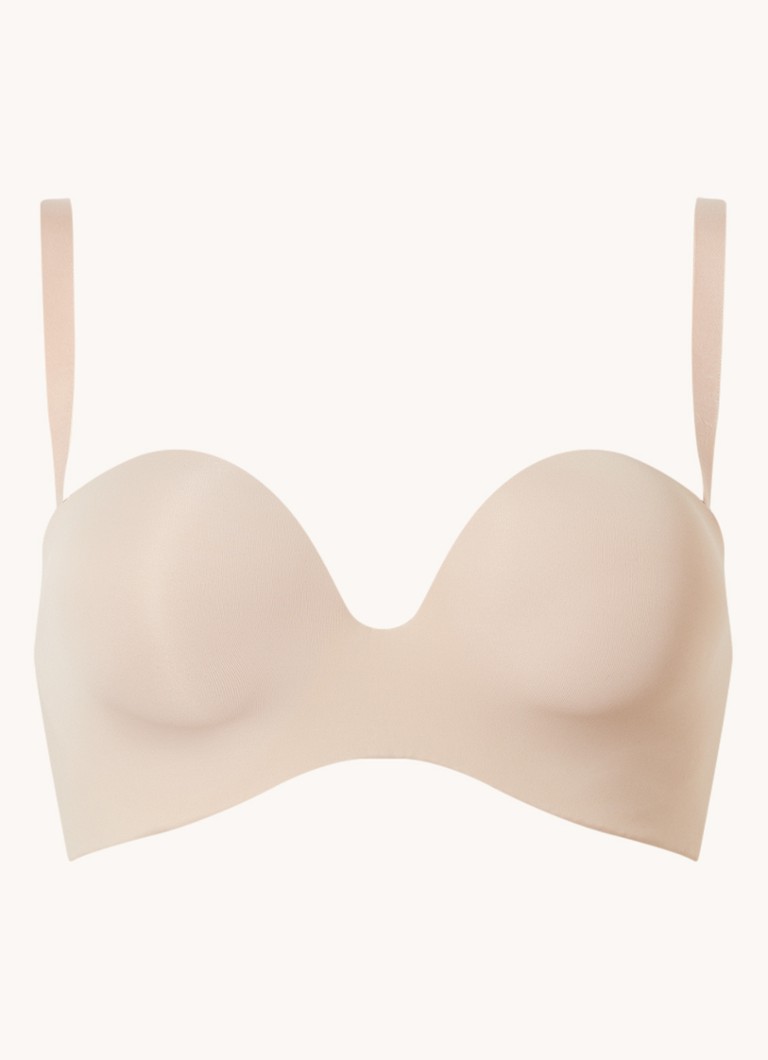 Simone Pérèle Dames Essentiel voorgevormde strapless bh met beugel in de kleur Donkerbeige, maat: D80