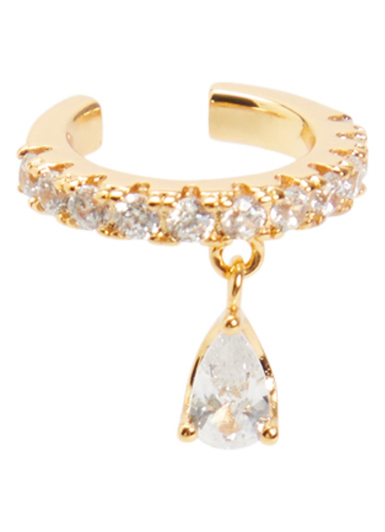 Franky Amsterdam Dames Chloe ear cuff verguld in de kleur Goud, maat: -