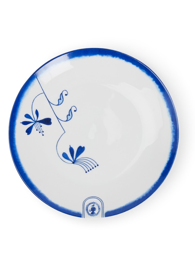 Pip Studio Pip & The Blue Bird gebaksbordje 15 cm Wit - Deal