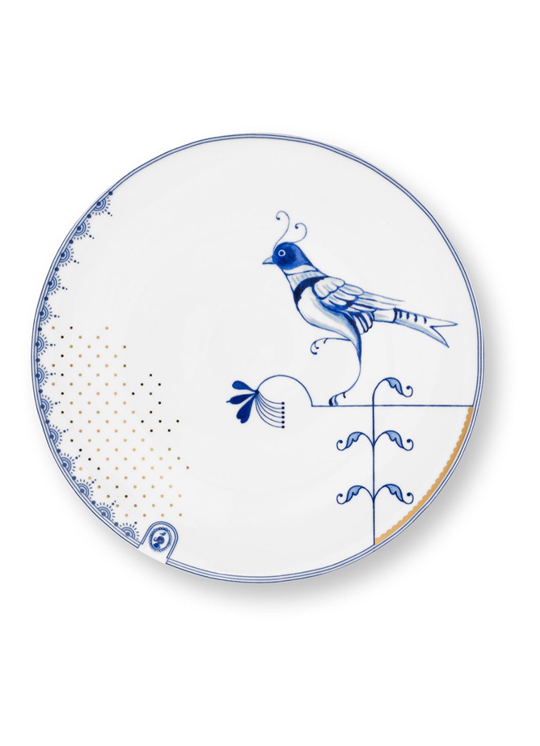 Pip Studio Pip & The Blue Bird dinerbord 25,5 cm Wit - Deal