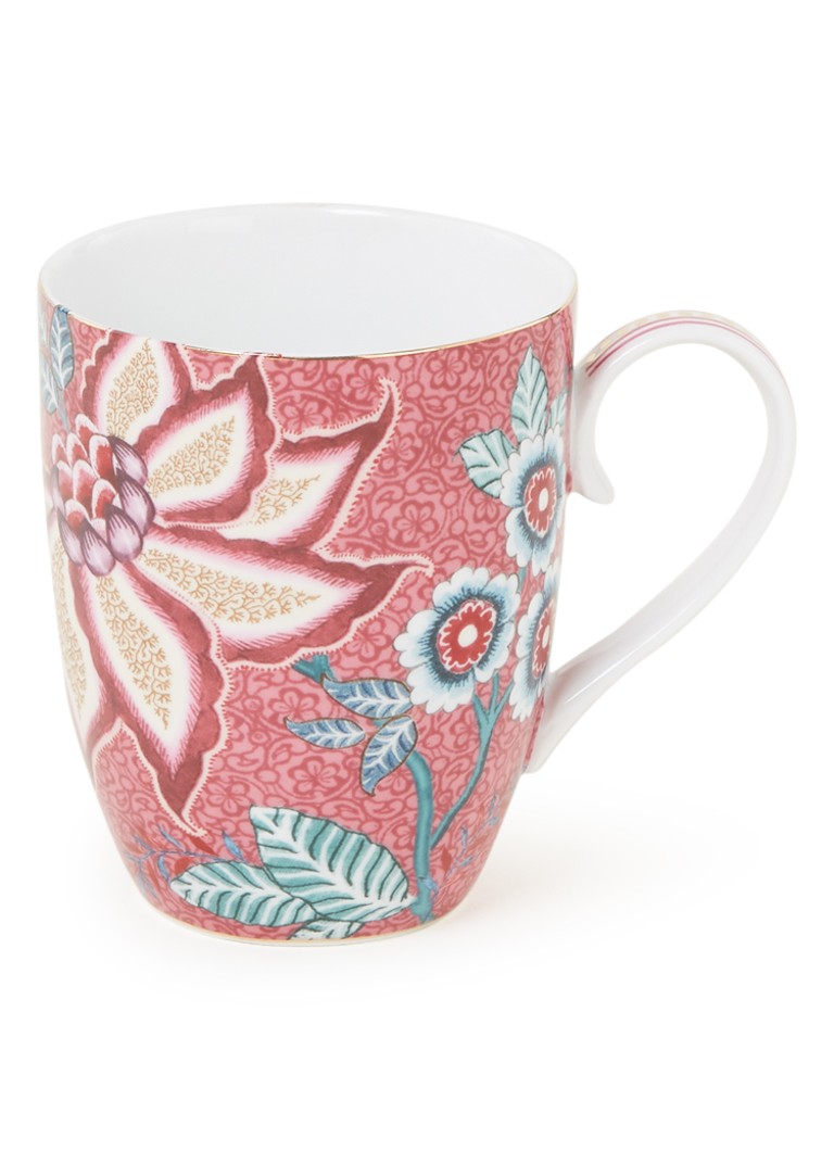 Pip Studio Flower Festival L mok 35 cl Roze - Deal