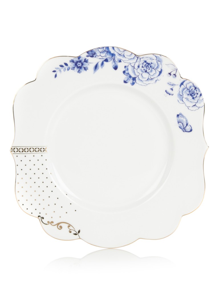 Pip Studio Royal White ontbijtbord 23,5 cm Wit - Deal