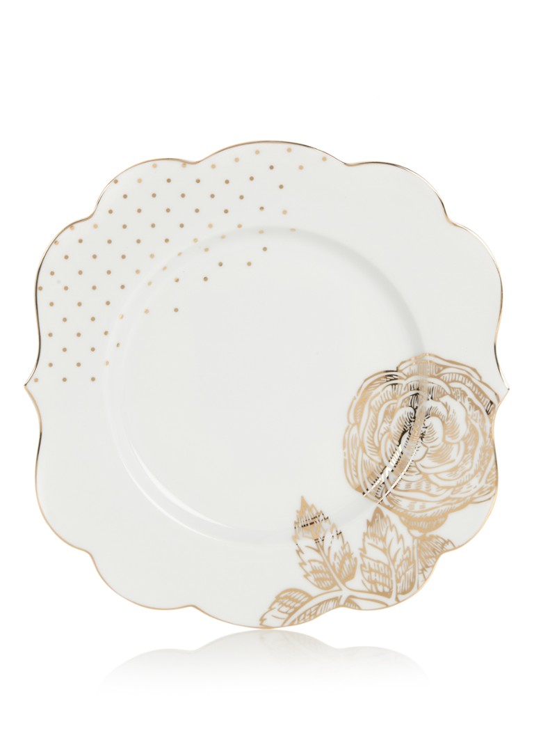 Pip Studio Royal White gebaksbordje 17 cm Wit - Deal