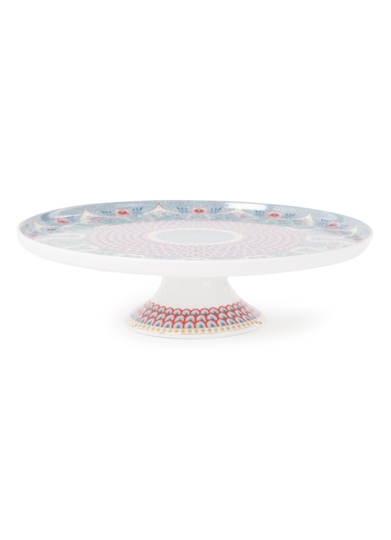 Pip Studio Flower Festival mini taartplateau 21 cm Blauwgrijs - Deal