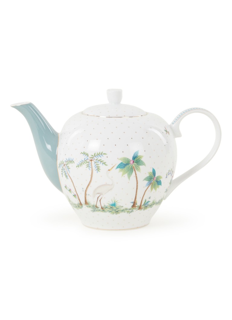 Pip Studio Jolie theepot 1,6 liter Lichtblauw - Deal