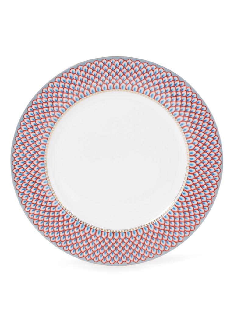 Pip Studio Flower Festival dinerbord 26,5 cm Blauwgrijs - Deal