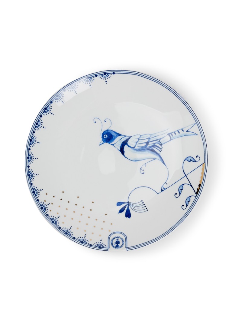 Pip Studio Pip & The Blue Bird ontbijtbord 18 cm Wit - Deal