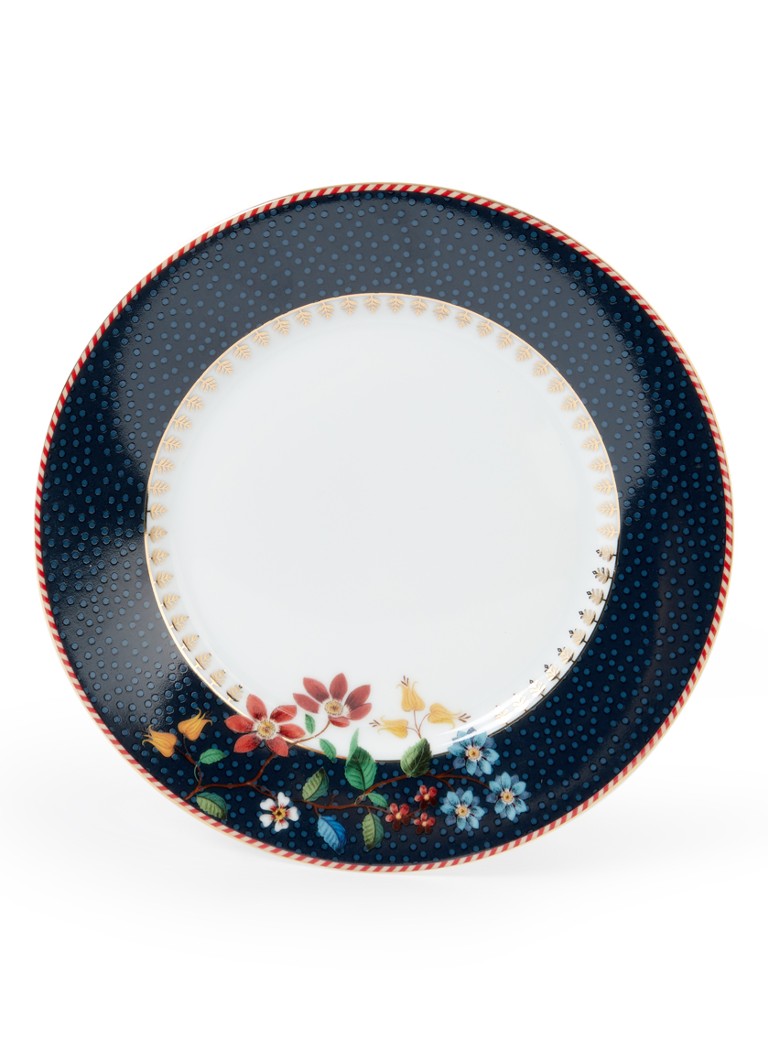 Pip Studio Berry Blues ontbijtbord 17 cm Indigo - Deal