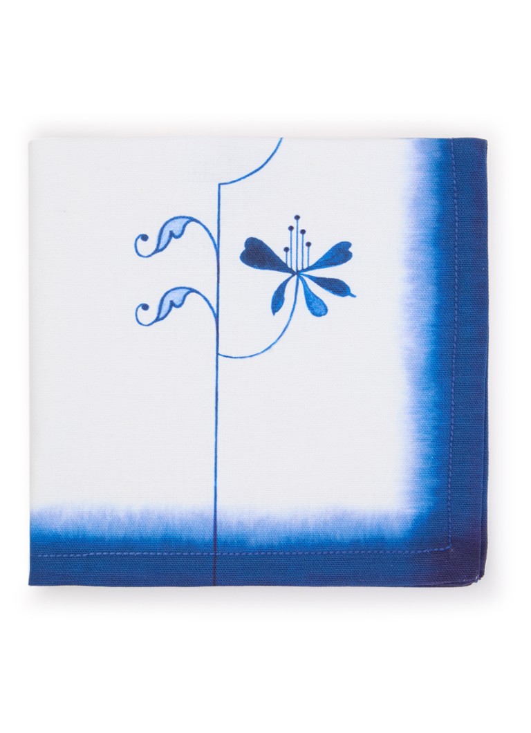 Pip Studio Pip & The Blue Bird servetten 40 x 40 cm set van 2 Blauw - Deal