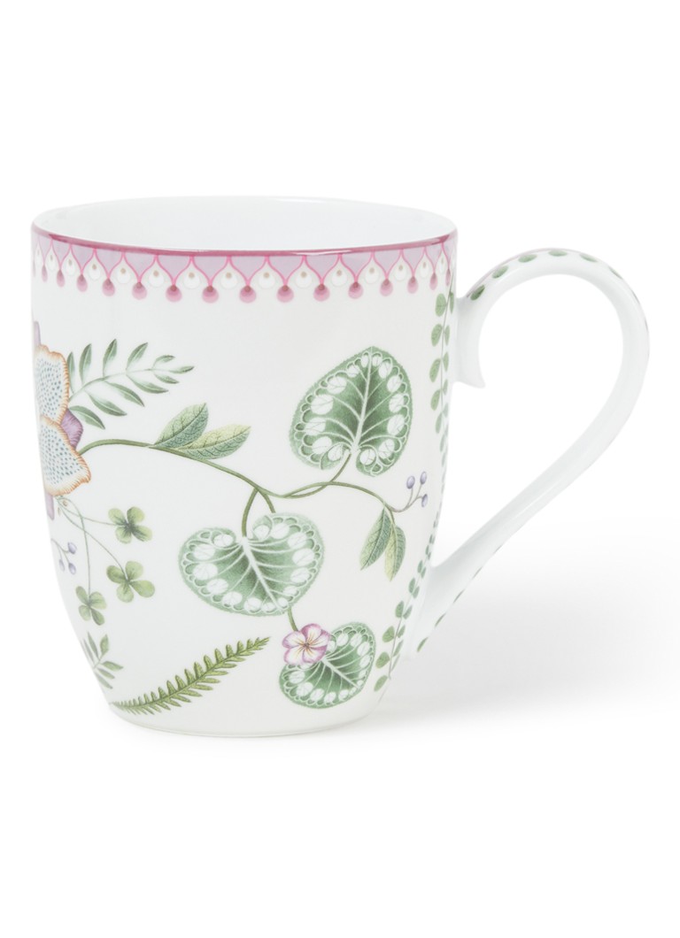 Pip Studio Lily & Lotus XL mok 45 cl Gebroken wit - Deal