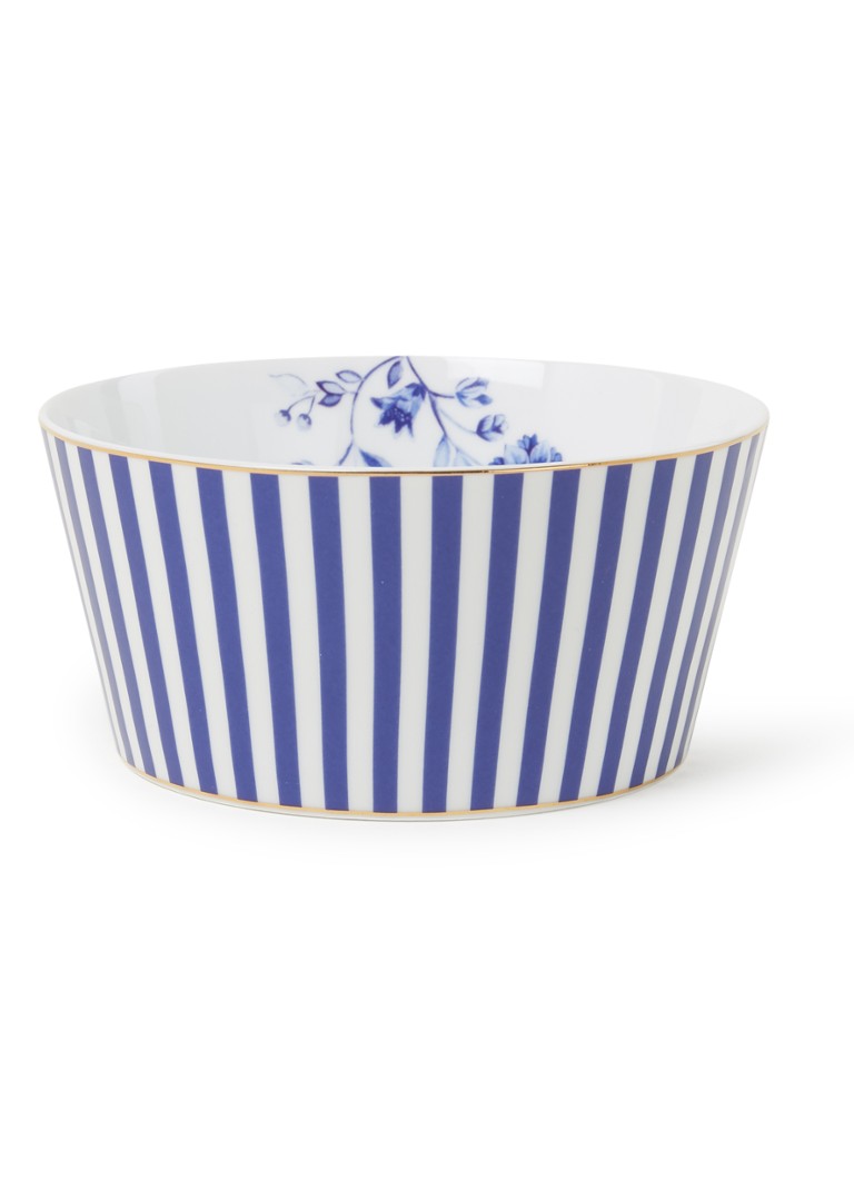 Pip Studio Royal Stripes kom 12 cm Royalblauw - Deal
