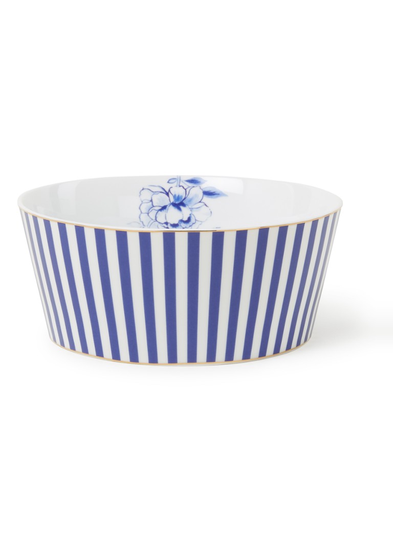 Pip Studio Royal Stripes kom 15 cm Royalblauw - Deal