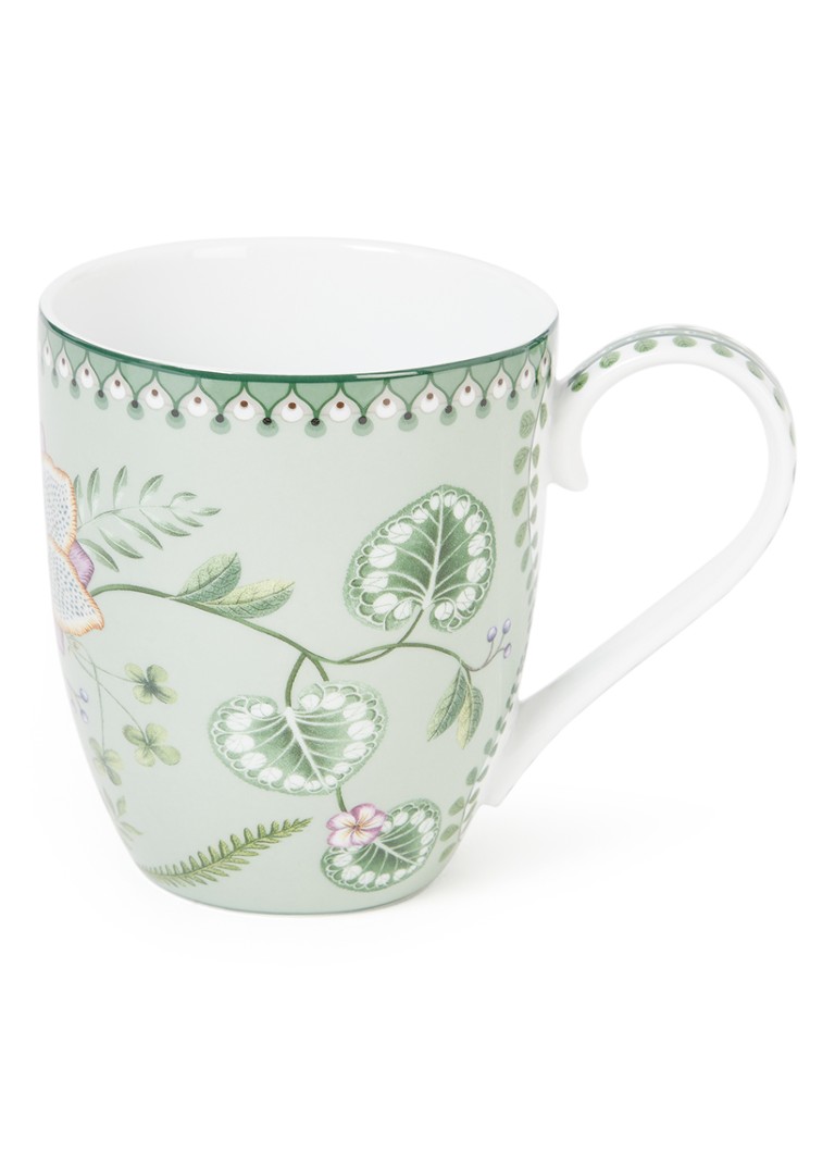 Pip Studio Lily & Lotus XL mok 45 cl Lichtgroen - Deal