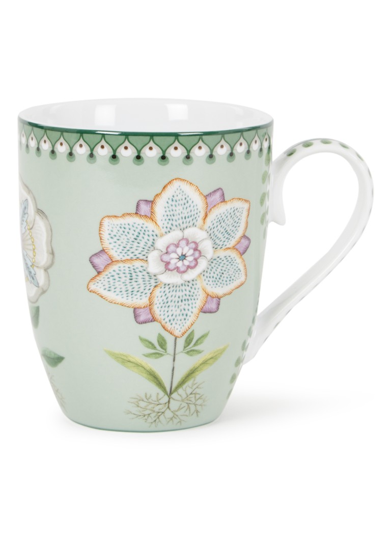 Pip Studio Lily & Lotus mok 35 cl Lichtgroen - Deal
