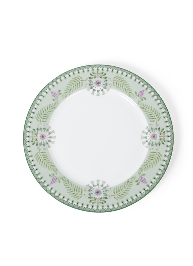 Pip Studio Lily & Lotus ontbijtbord 23 cm Groen - Deal