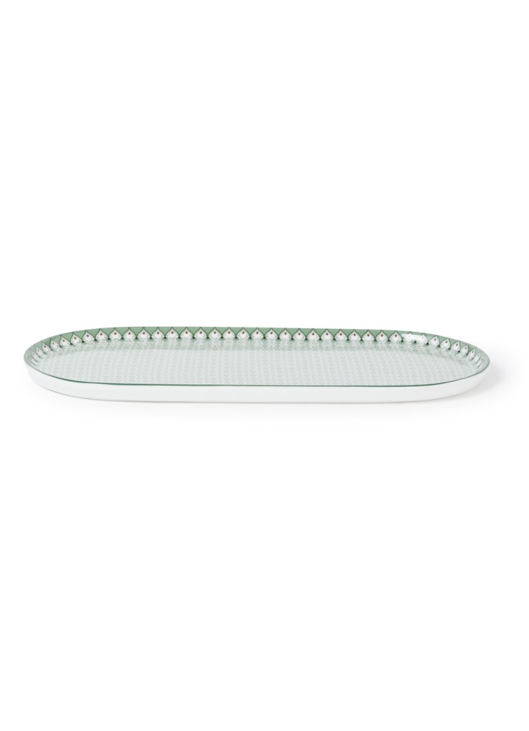 Pip Studio Lily & Lotus serveerschaal 25 cm Groen - Deal