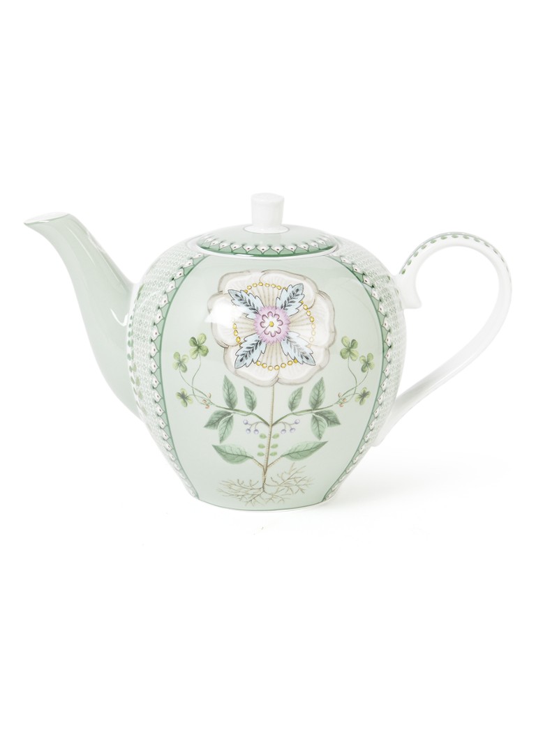 Pip Studio Lily & Lotus theepot 1,6 liter Lichtgroen - Deal