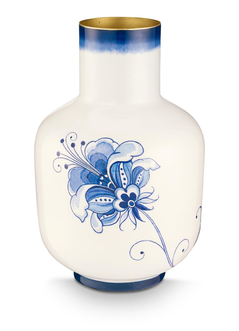 Pip Studio Pip & The Blue Bird vaas 36 cm Blauw - Deal