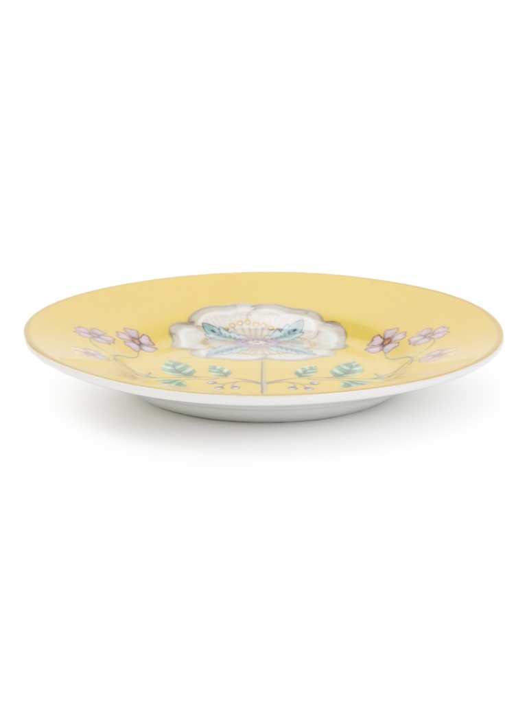 Pip Studio Lily & Lotus Petit Four gebaksbordje 12 cm Okergeel - Deal