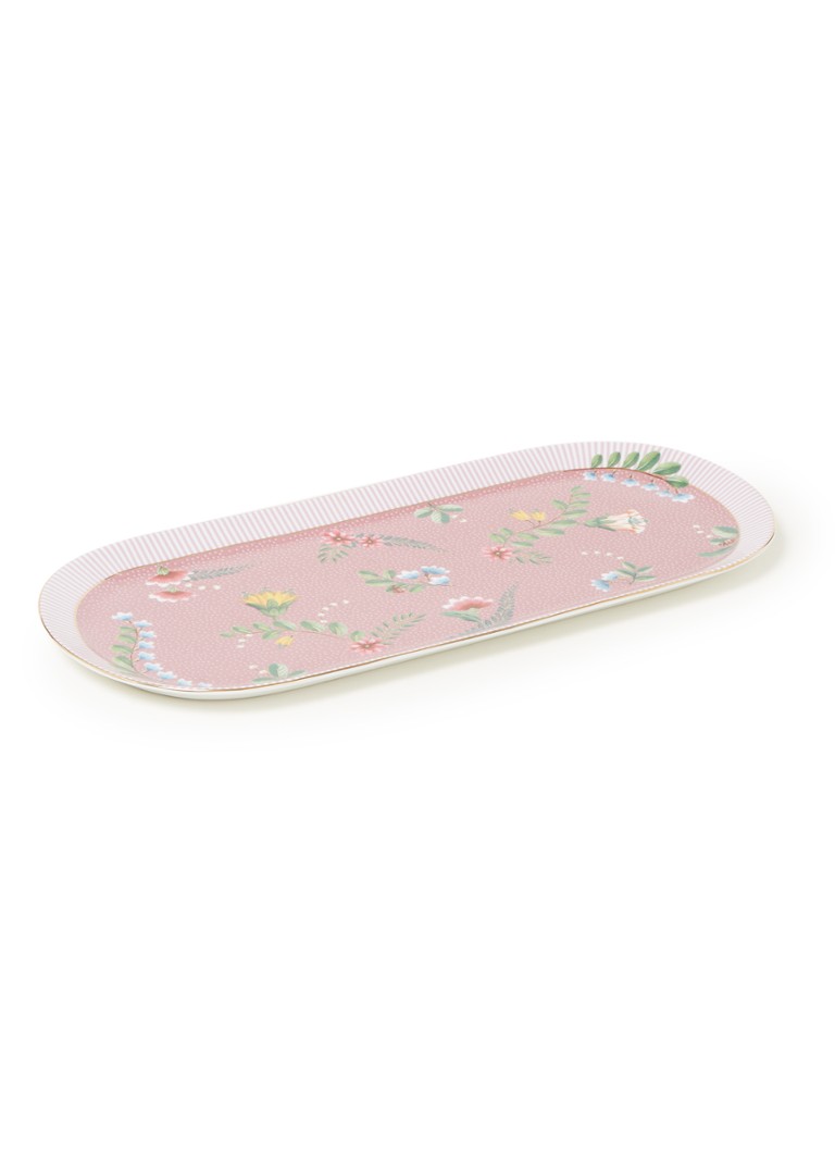 Pip Studio La Majorelle cakeschaal 33,3 x 15,5 cm Roze - Deal