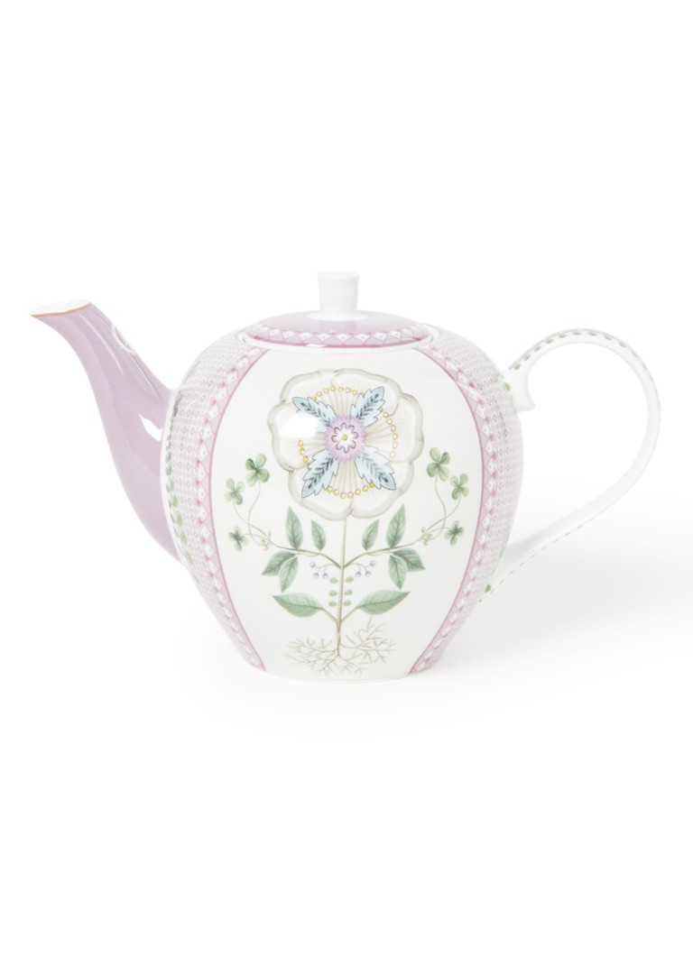 Pip Studio Lily & Lotus theepot 1,6 liter Lila - Deal