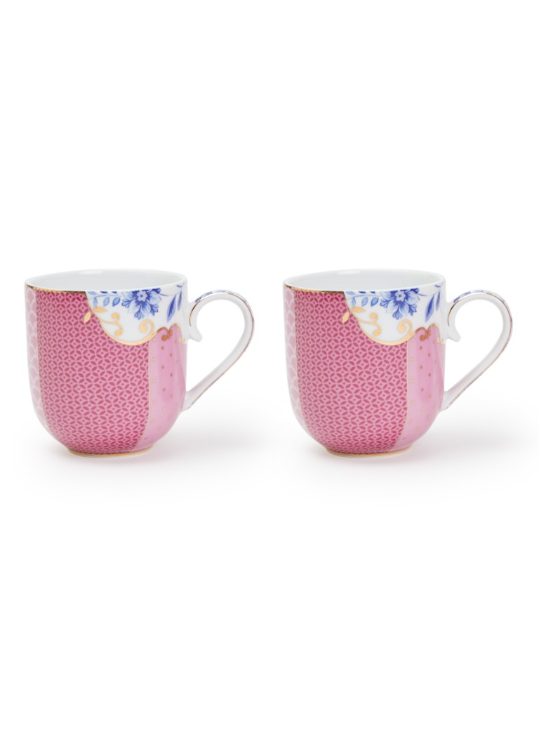 Pip Studio Royal kopje 26 cl set van 2 Roze - Deal