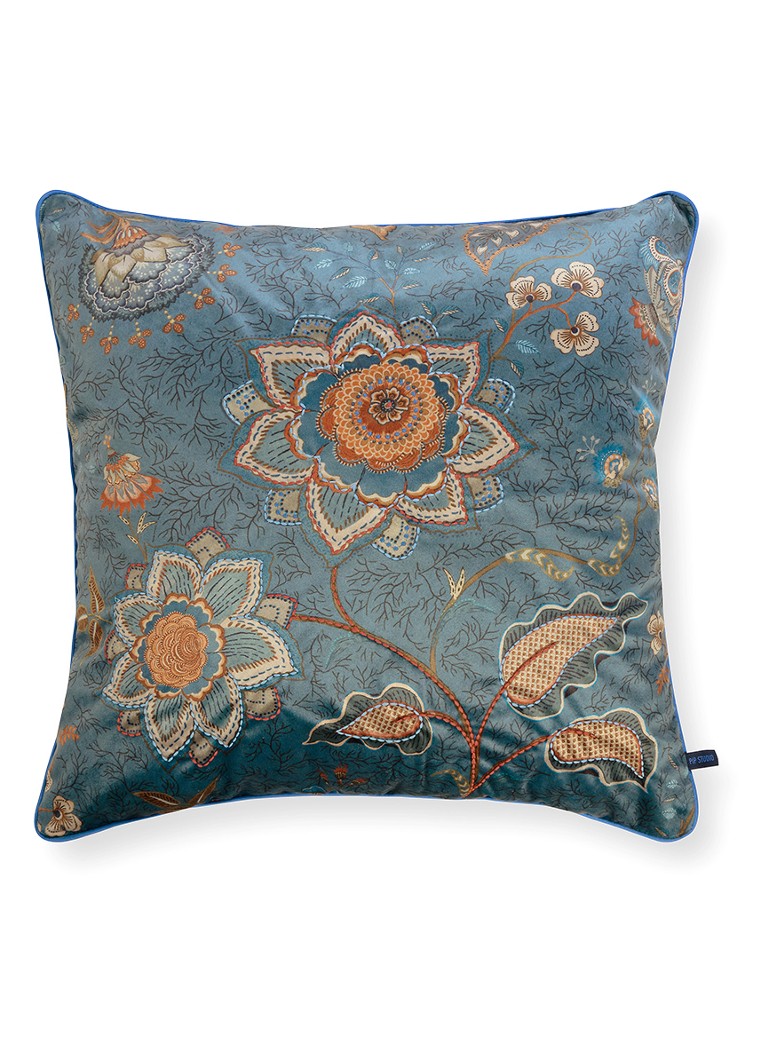 Pip Studio Mumbai Morning sierkussen 60 x 60 cm Blauw - Deal