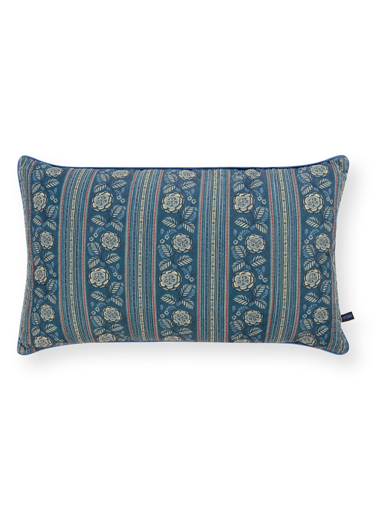 Pip Studio Rosa Rani sierkussen 65 x 39 cm Blauw