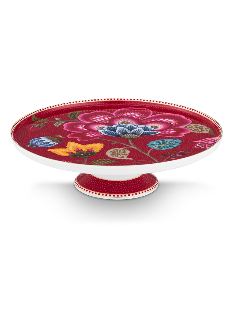 Pip Studio Blooming Tales Fantasy taartplateau 21 cm Donkerrood - Deal