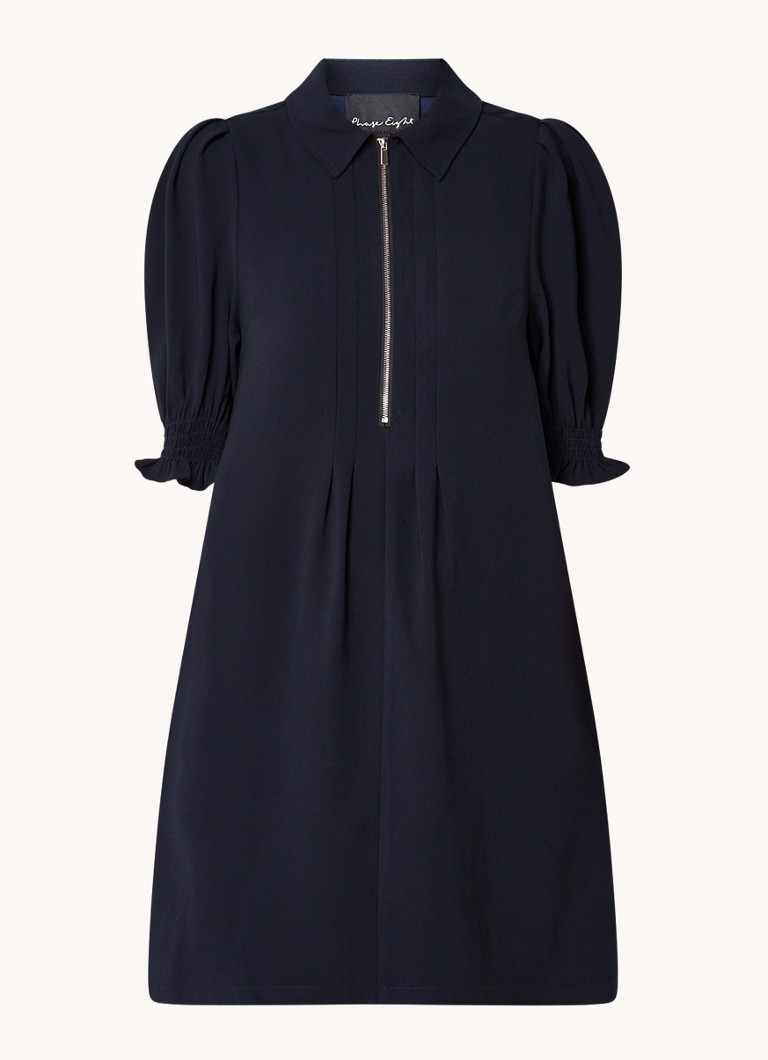 Phase Eight Dames Candice mini tuniekjurk met halve rits in de kleur Donkerblauw