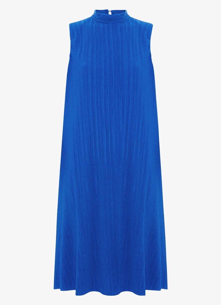 Phase Eight Dames Betsie mini jurk met plissé in de kleur Donkerblauw
