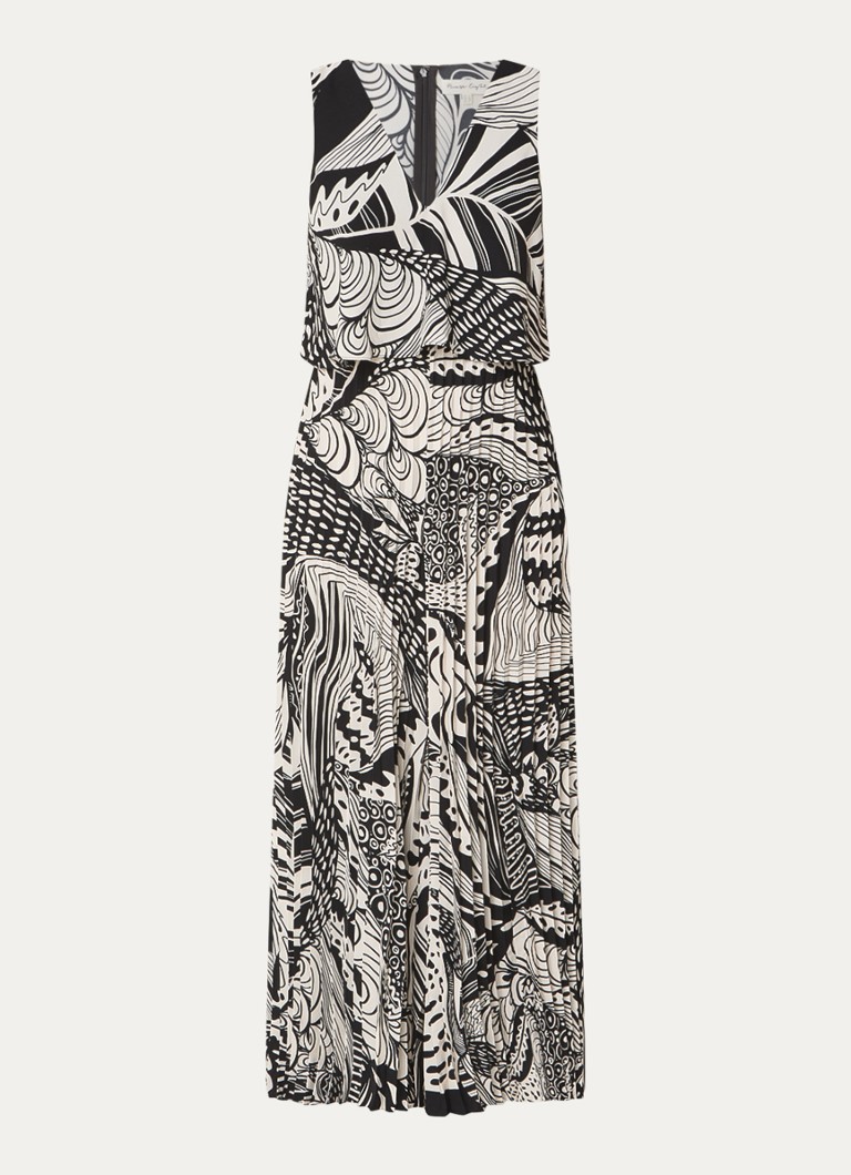Phase Eight Dames Saskia wide fit jumpsuit met print in de kleur Zwart