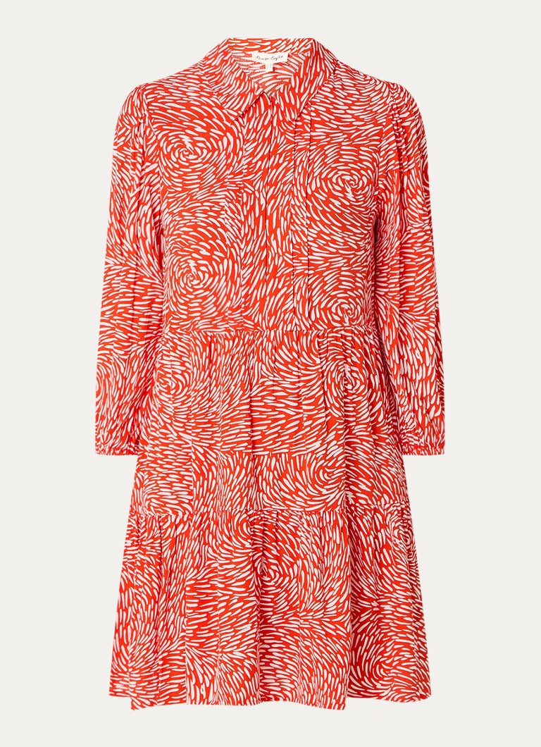 Phase Eight Dames Carrie mini tuniekjurk met print in de kleur Rood