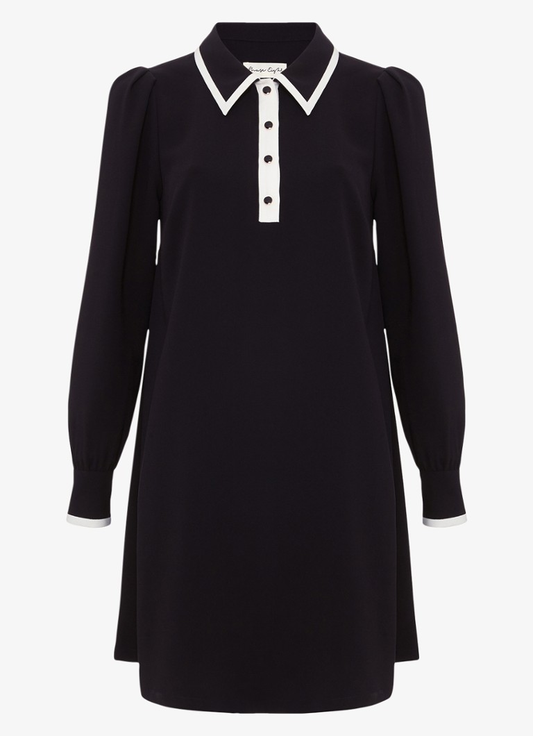 Phase Eight Dames Gina mini jurk met ballonmouw in de kleur Zwart