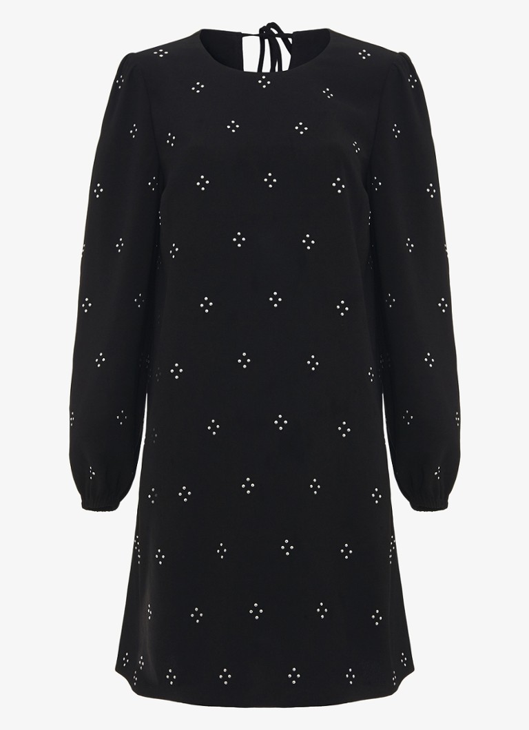 Phase Eight Dames Lucia mini jurk met strass in de kleur Zwart