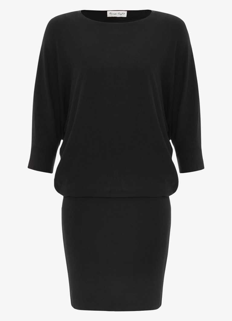 Phase Eight Dames Becca mini jurk met vleermuismouw in de kleur Zwart