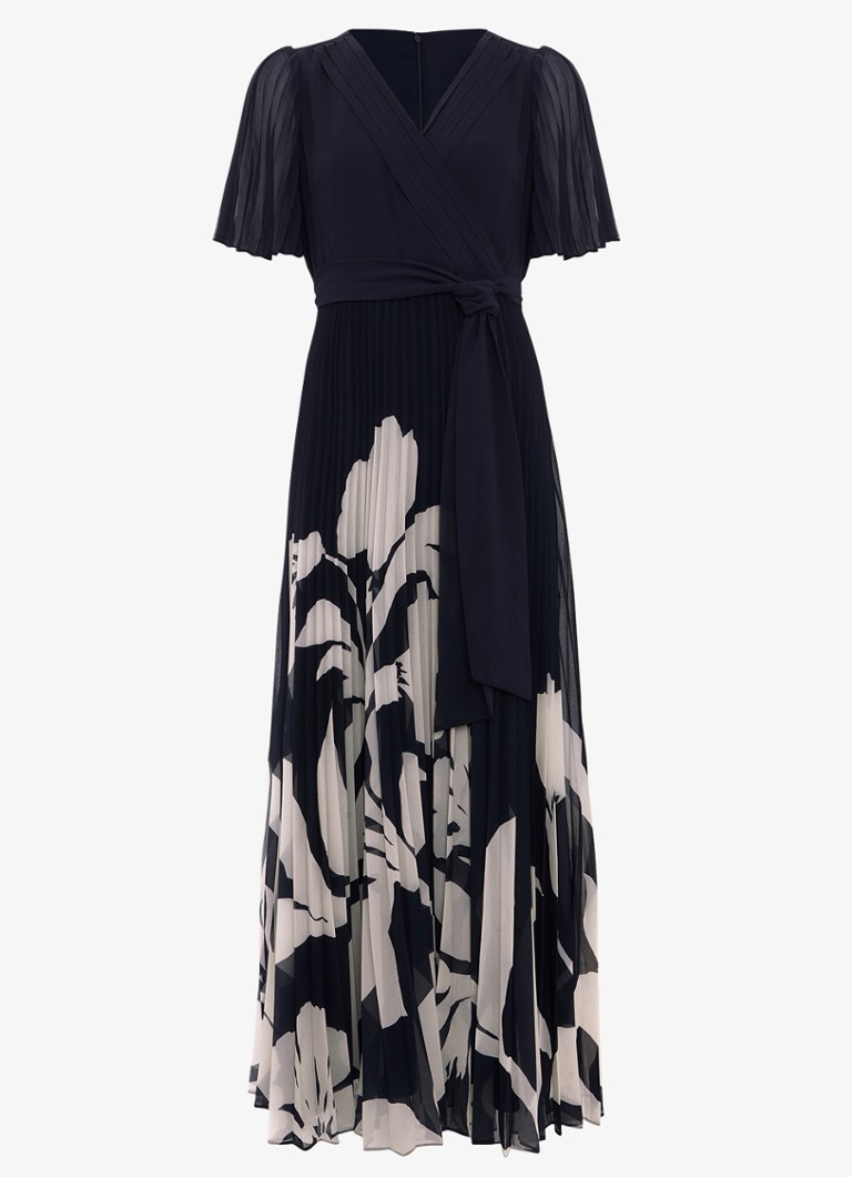 Phase Eight Dames Abigail maxi jurk met bloemenprint in de kleur Blauw