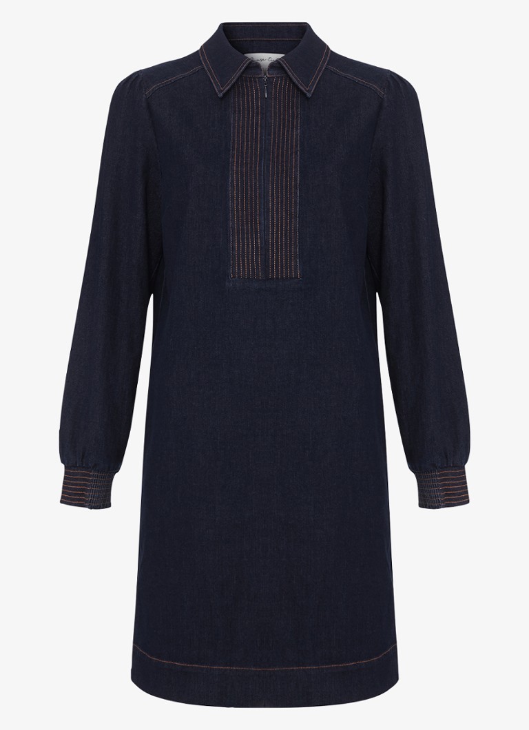 Phase Eight Dames Gabi mini tuniekjurk van denim in de kleur Indigo