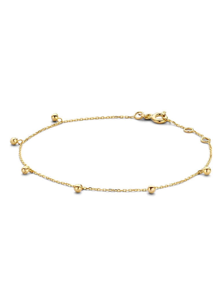 Jackie 14K Gold Dames Bedelarmband van 14 karaat geelgoud