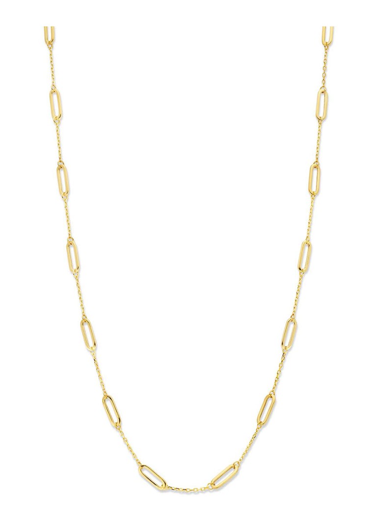 Jackie 14K Gold Dames Las Ramblas ketting van 14 karaat geelgoud in de kleur Geelgoud, maat: ONE SIZE