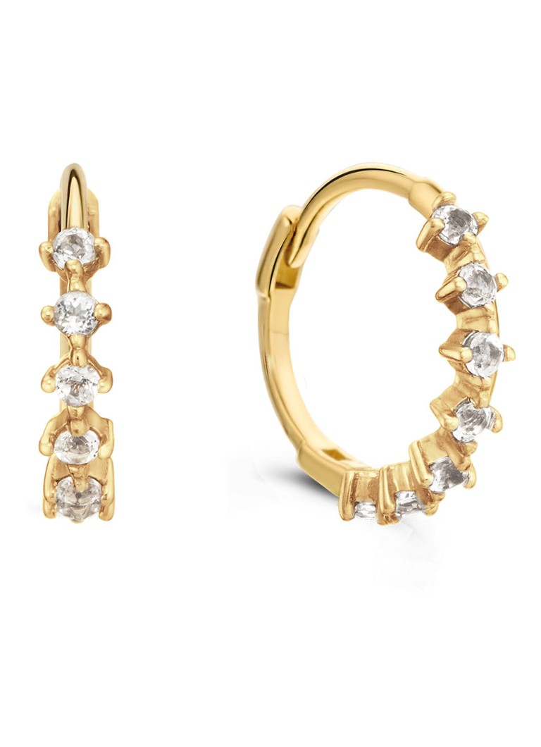 Jackie 14K Gold Dames Radiance oorringen van 14 karaat geelgoud