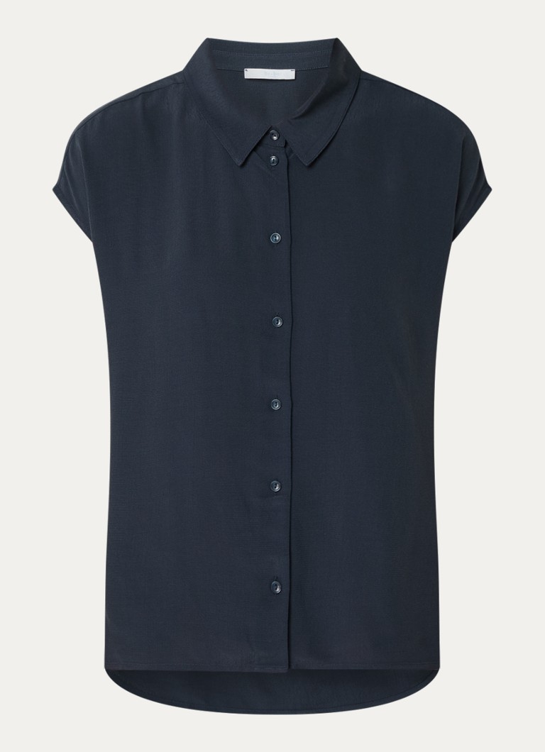 By-bar Dames Kiek mouwloze blouse in de kleur Grijs, maat: M