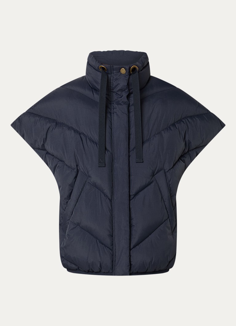 By-bar Dames Franky bodywarmer met steekzakken in de kleur Donkerblauw, maat: S