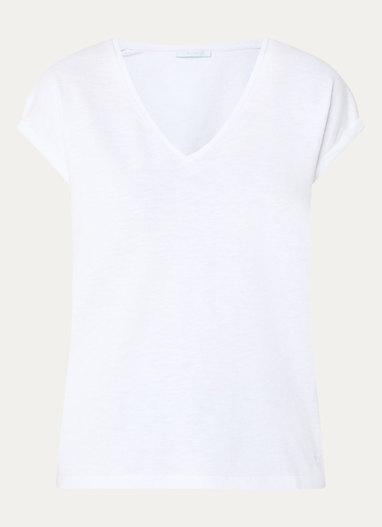 By-bar Dames Momi T-shirt van katoen in de kleur Wit, maat: XS
